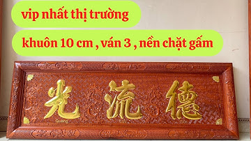 Hoành Phi Câu Đối Bằng Gỗ Vip Nhất | Hoành Phi Câu Đối Thờ Gia Tiên Gỗ Hương Đá | Đồ Gỗ Thắng Phương