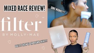 TESTING FILTER BY MOLLY - MAE | ** BROWN SKIN HONEST REVIEW** | is it even worth it