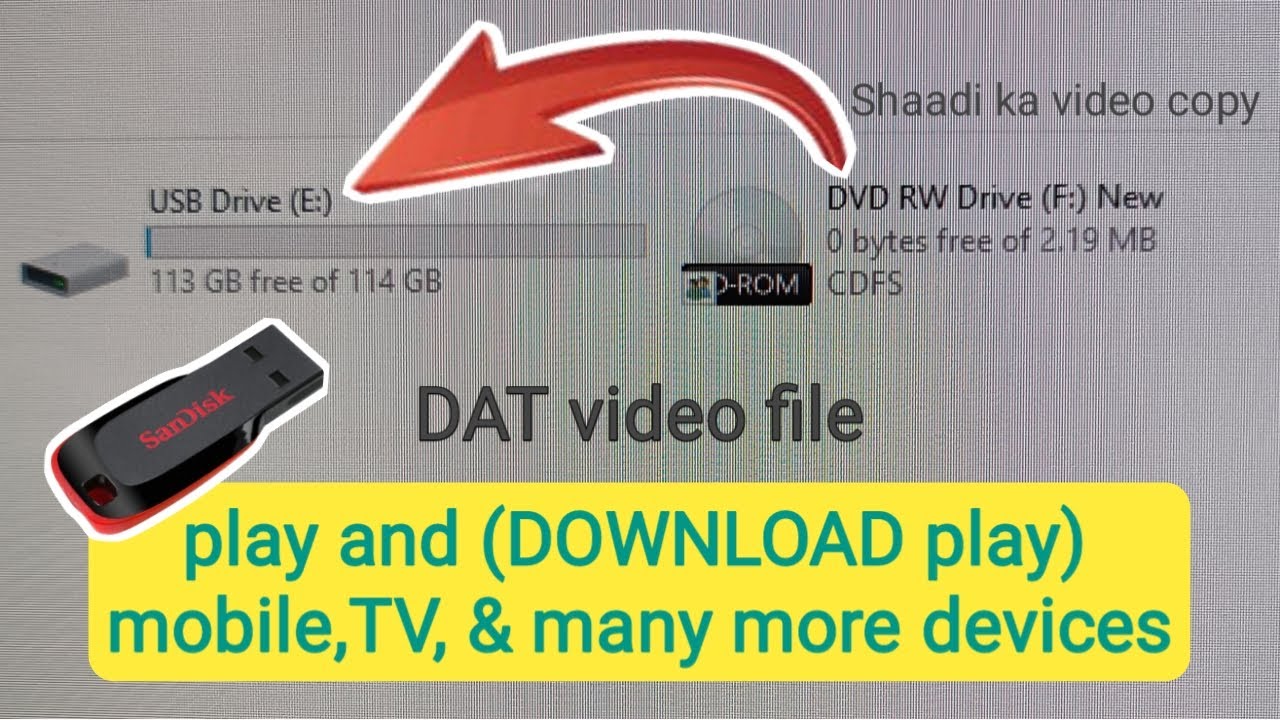 dat video file play and copy problem solve, dvd rw drive video play and ...