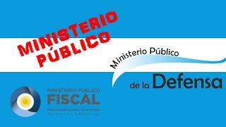 Qué Es El Ministerio Publico?
