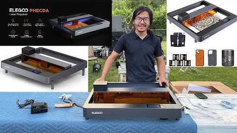 How To Assemble ELEGOO Phecda 20W CNC Laser Cutter & Engraver Machine | For Wood Metal Acrylic &More