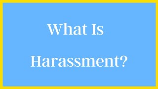 What Qualifies as Harassment in Massachusetts?