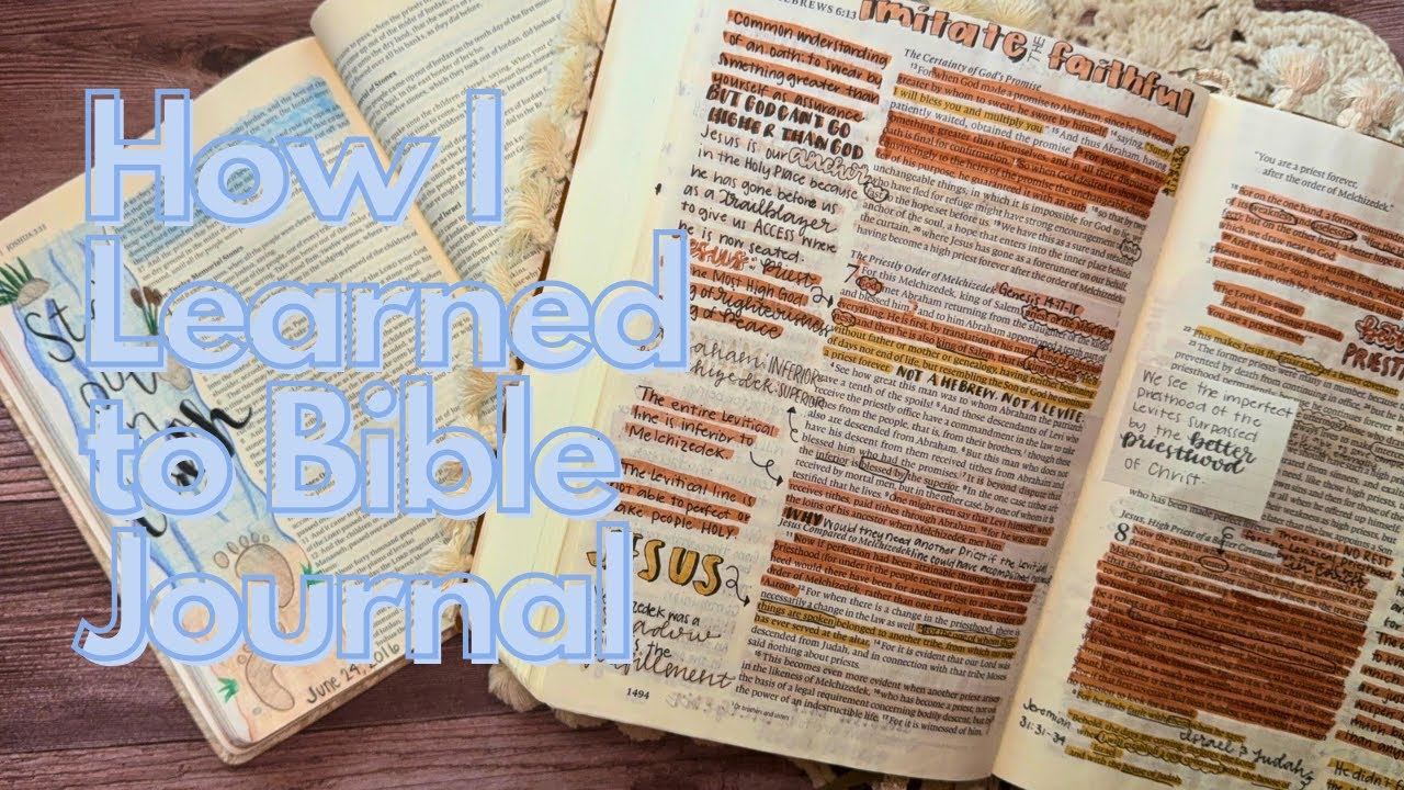 HOW I LEARNED TO BIBLE JOURNAL | How it started vs How it’s going