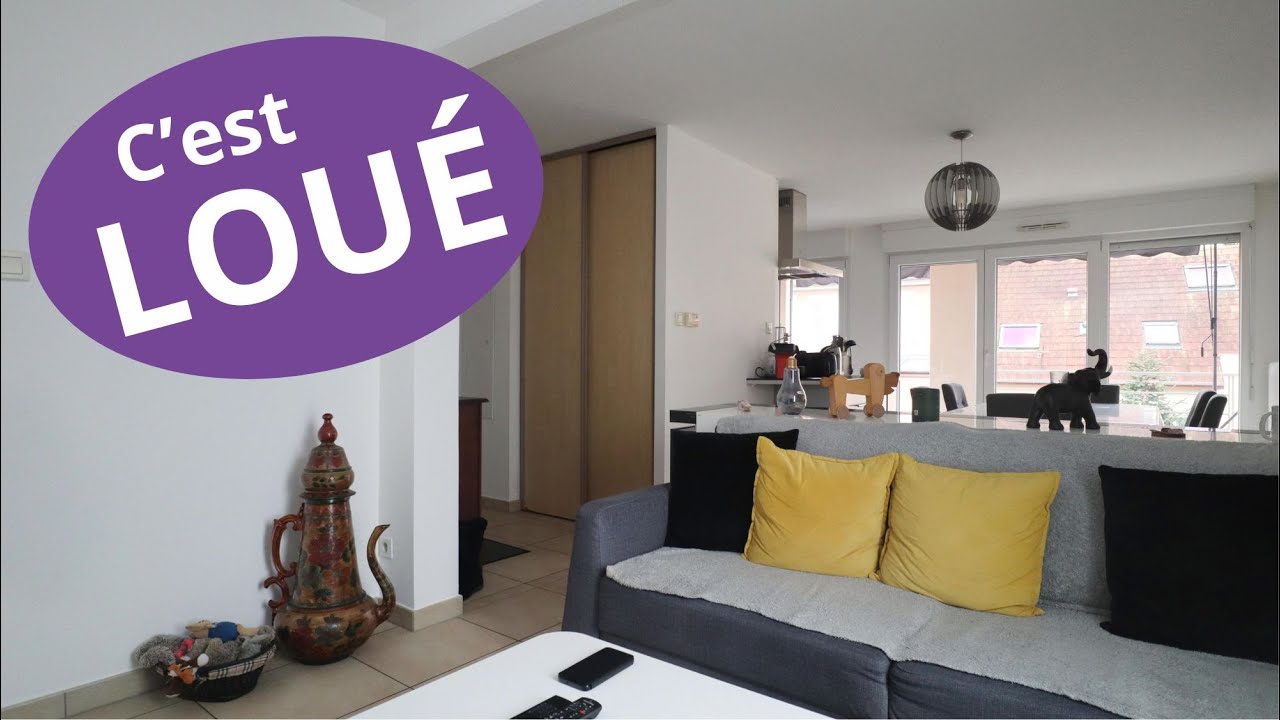 C'est loué - Benfeld, 3 pièces avec balcon et 2 parkings