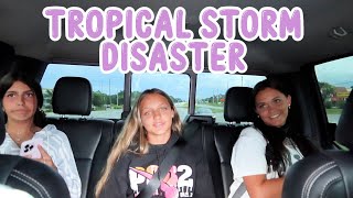 TROPICAL STORM RUINED OUR VACATION! EMMA AND ELLIE