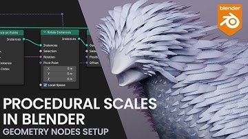 Procedural Scales in Blender Geometry Nodes