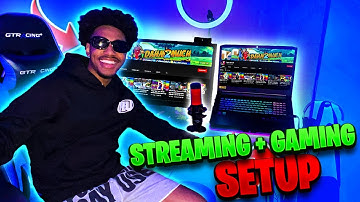 @Dahm2much *Console* GAMING & STREAMING SETUP! 💻🎮 + ROOM TOUR 🔥🛌 (2022)