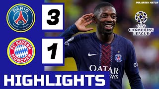 Psg Vs Bayern Munich 31 Highlights  Semifinal Leg 1 Uefa Chdanions League 2026  Im
