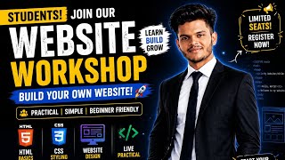 Website Workshop for Students 🔥 Tamil | Learn Web Design Easy