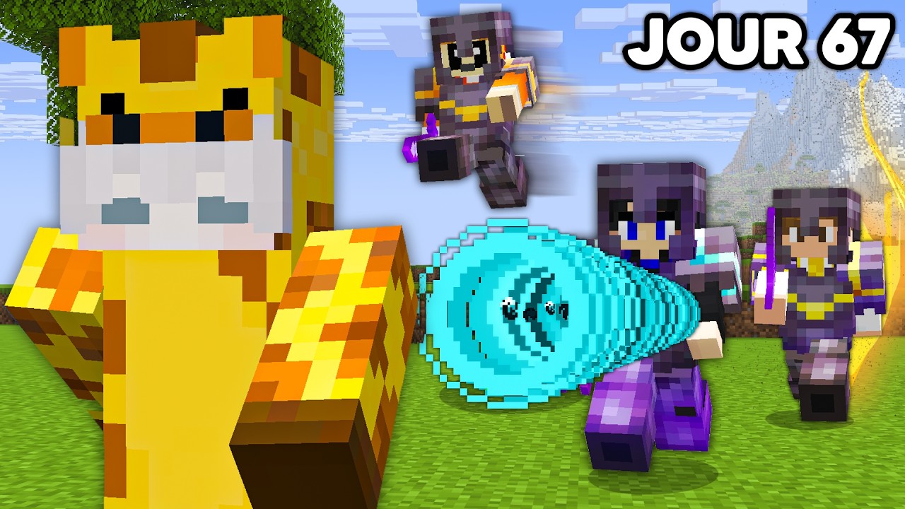 100 Jours sur un Serveur avec des Pouvoirs sur Minecraft..
