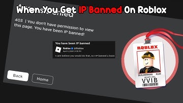When You Get IP Banned On Roblox 😭💀