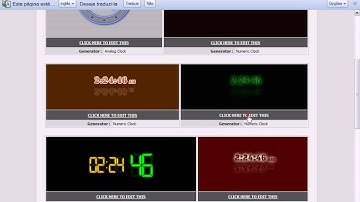 (Video aula)como colocar um relogio online em seu site /blog/pelo ....flash vortex.