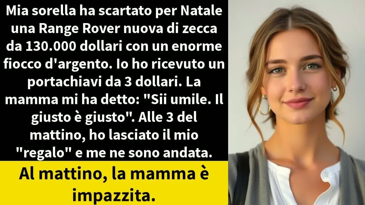 Mia sorella ha scartato per Natale una Range Rover nuova di zecca da 130 000 dollari con un enor