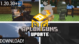 Aplok Guns V1.0.2 3D Weapons Gun Addon Download! | 1.20.30+ MCPE/MCBE | Creator Crafter321 screenshot 4