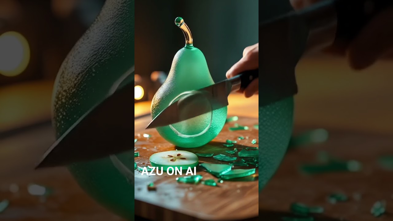 ASMR Glass Strawberry Slice – Hyper-Realistic Crunch  in Cinematic 4K"