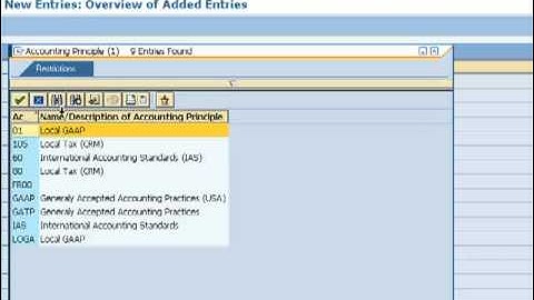 Assign Accounting Principle to Ledger Groups