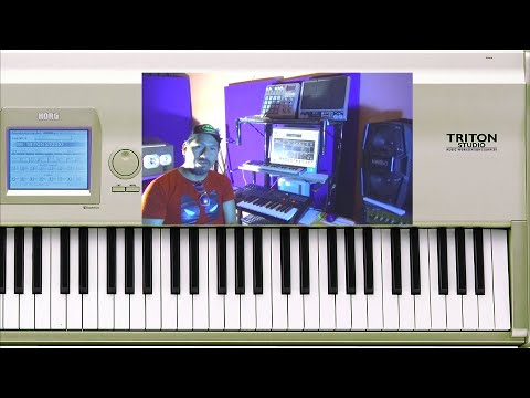 KORG TRITON STUDIO with the 6 EXB-PCM expansion boards - YouTube