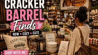🛍️ CRACKER BARREL SHOP WITH ME | NEW Cozy Home Décor, Beauty, Clothing & Gift Shop Finds 2026