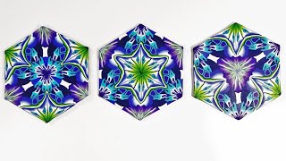 Hexagon Kaleidoscope Cane Pendant, a Polymer Clay Tutorial