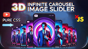 Infinite carousel slider in pure CSS with many effects
