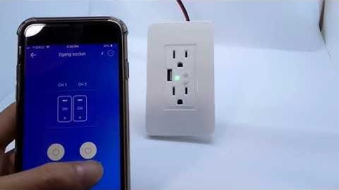 EACHEN 2gangs Wall Socket US-USB using EWelink APP