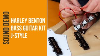 Harley Benton Bass Guitar Kit J-Style Assembling and Sound Demo (no talking) Resimi