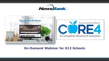 Access World News: Webinar for K12 Schools and Community Colleges
