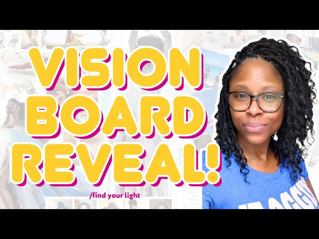 2024 Vision Board ⭐ REVEAL! ⭐ ✨• a black woman healing 🤎 