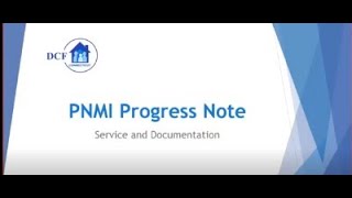 Progress Note Training