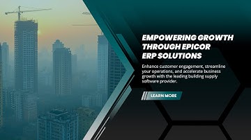 Transform Your Building Supply Business with Epicor ERP Solutions