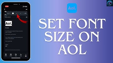 How to Set Font Size on AOL 2024 | Customize Your Reading Experience