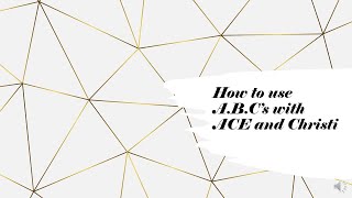 How to use ABCs With Ace and Christi (A.C.E. Accelerated Christian Education)