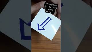 Direction flipping arrow magic trick! ↖️ ↘️
