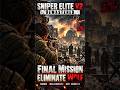 Sniper Elite V2 Remastered — Eliminating Wolff | Final Mission #Shorts