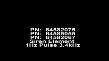 Werma Stacklights Siren Elements: 64582075, 64585055, 64582067 from AutomationDirect