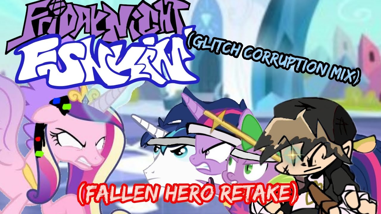 Friday Night Funkin ': (Fallren Hero Retake Mix) /(Cadence Glitch Mix) sing it 