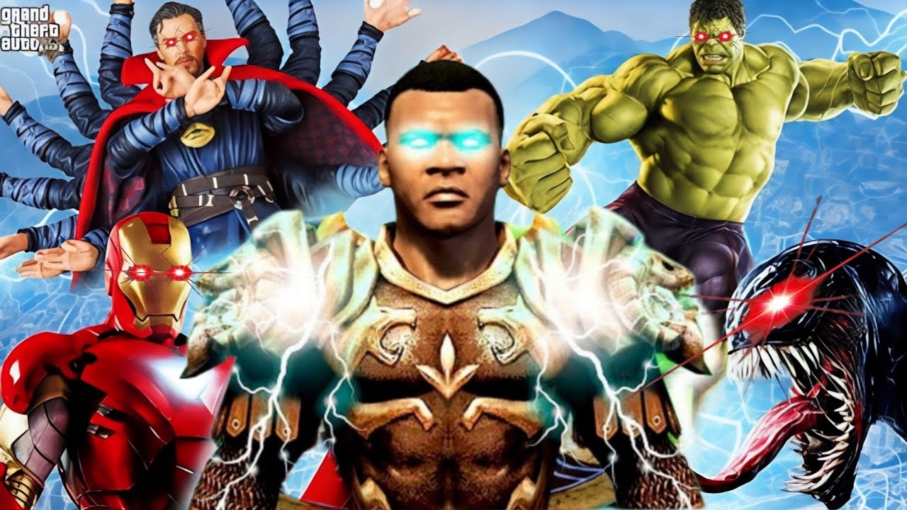 Franklin Save Los Santos From Evil Super Hero's | GTA 5 Mods 