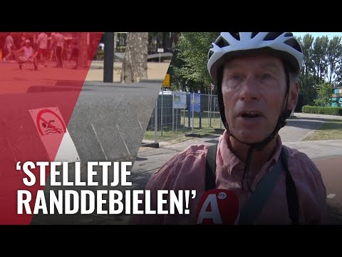 Strand dicht: zand gezeefd op warmste dag van jaar