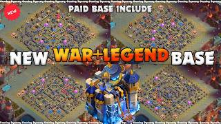 TOP 10 TH18 Legend + War Bases 2026 🔥 | Global Top Player Bases | Th18 war base | Th18 Legend Base