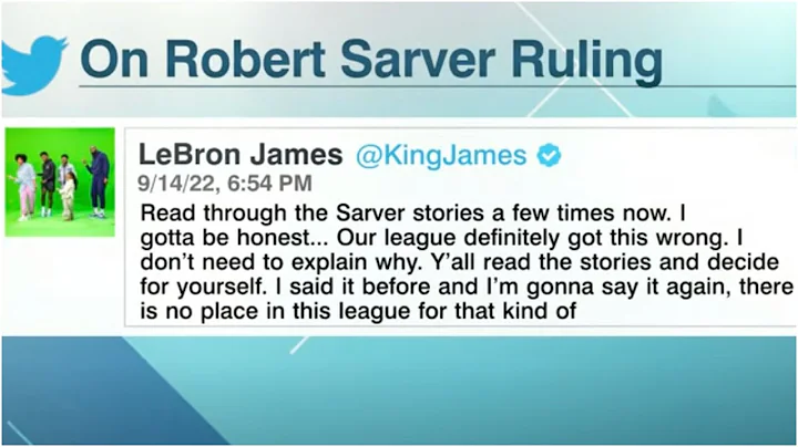 LeBron James addresses Robert Sarver news & NBAs r...