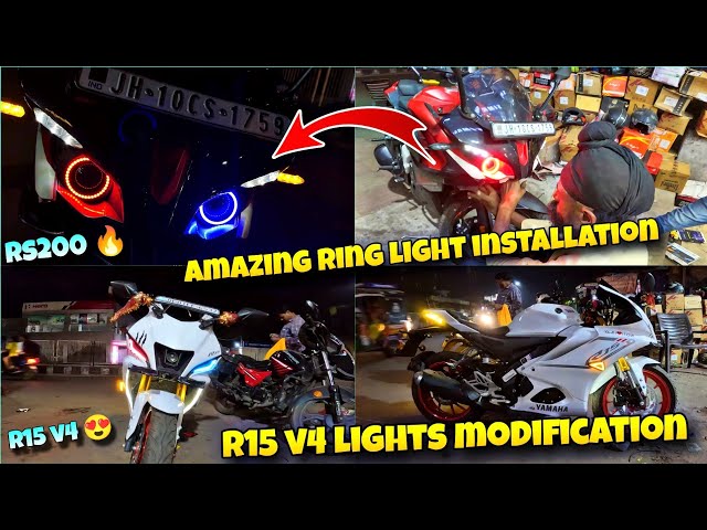 SAFETY ZONE pulsar rs 200 ring light/red Headlight Motorbike LED for Bajaj  (12 V, 5000 W) Price in India - Buy SAFETY ZONE pulsar rs 200 ring light/red  Headlight Motorbike LED for