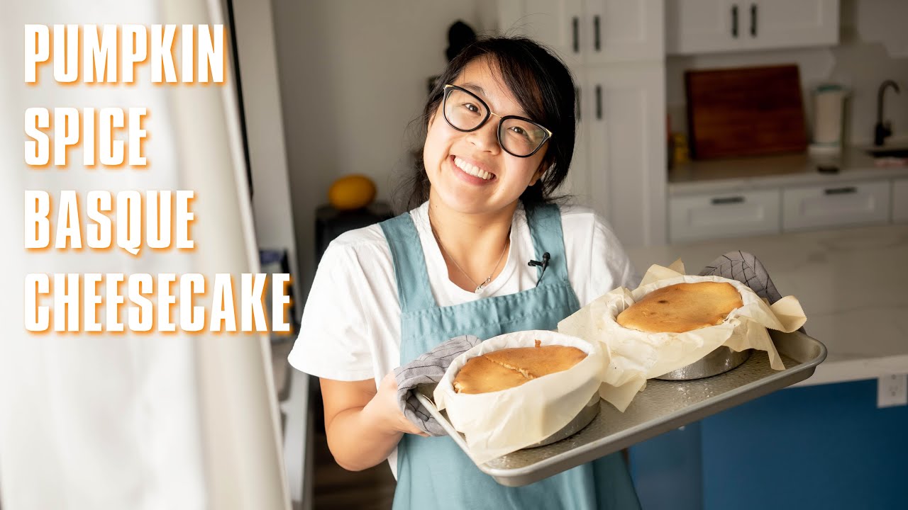 Pumpkin Spice Basque Cheesecake