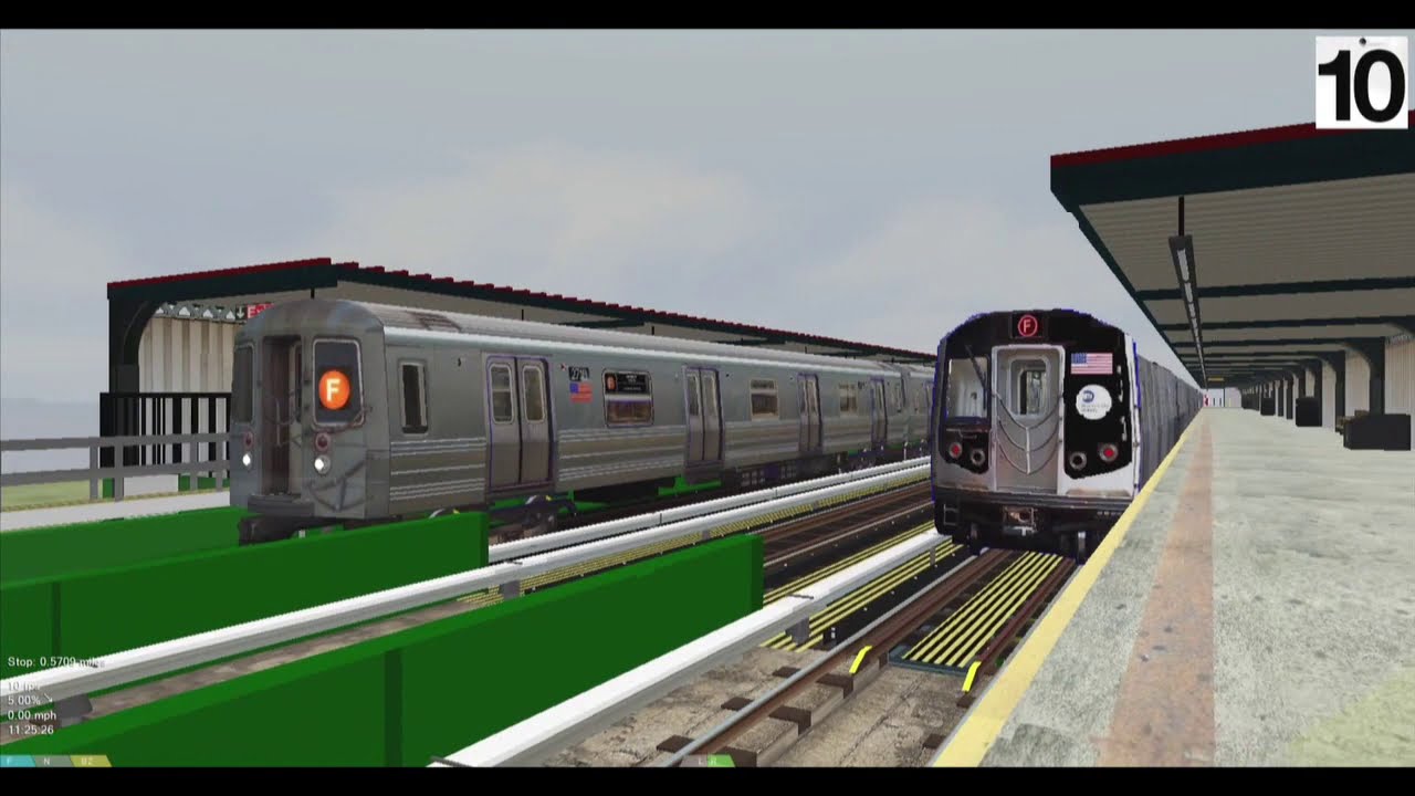 OpenBVE HD: R68 F to Forest Hills - YouTube