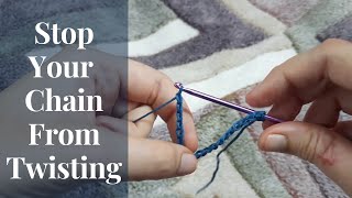Crochet Hacks | Crochet Tips and Tricks (How to Stop Your Chain From Twisting) Crochet For Beginners
