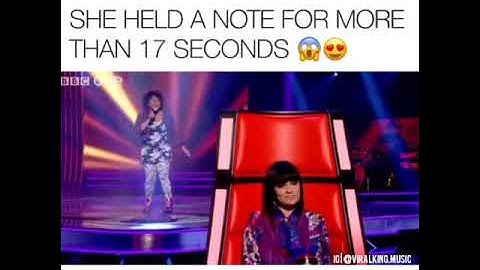 Judges Go Insane - When She Hold A Note For more Than 17 Seconds
