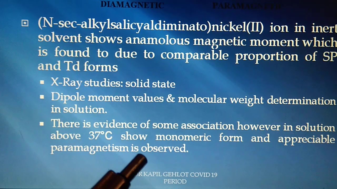 Anomalous mag moment: Configurational Equilibrium