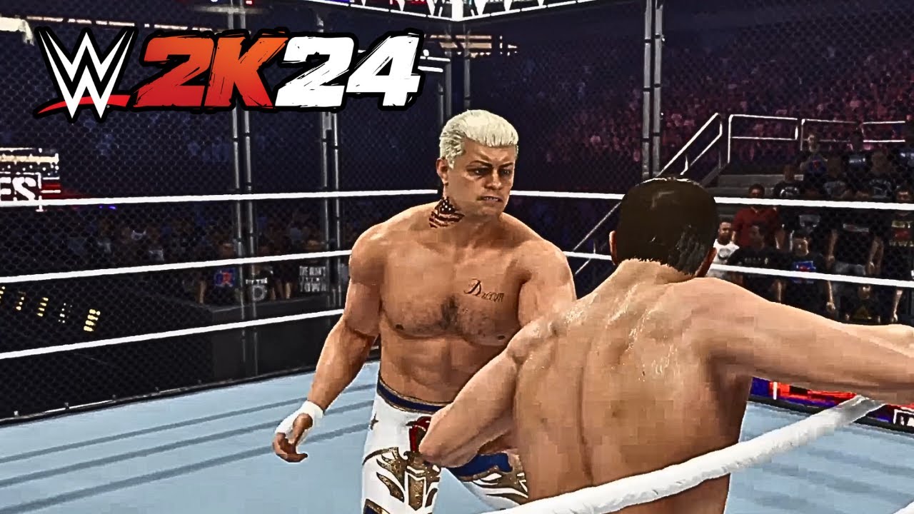 WWE 2K24 MyRISE - How To Complete War Games Mission(Hit Cody Rhodes in the Middle of the Ring)!!!