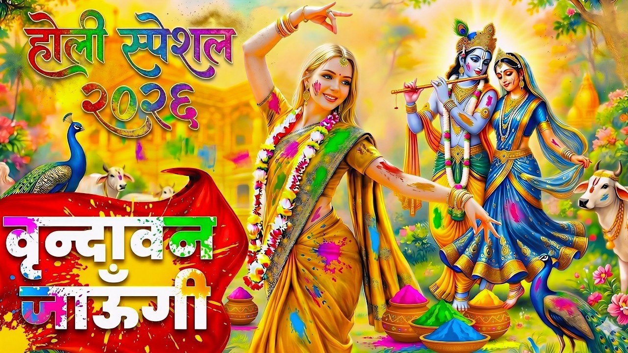 होली स्पेशल 2026 | Vrindavan Jaungi | वृन्दावन जाउंगी | Radha Krishna Holi Bhajan 2026 | #holi2026