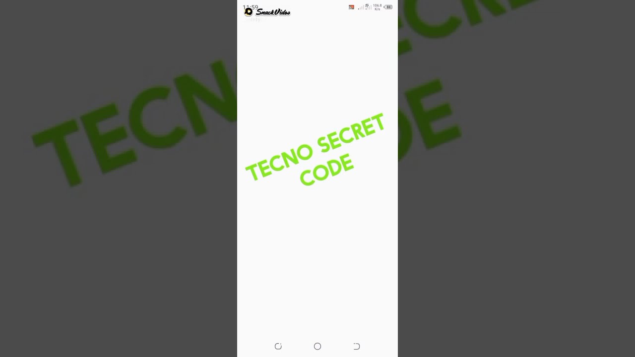 Tecno Mobile Secret Code