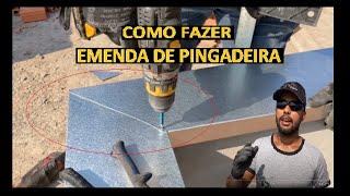 COMO FAZER EMENDA DE RUFO PINGADEIRA PASSO A PASSO